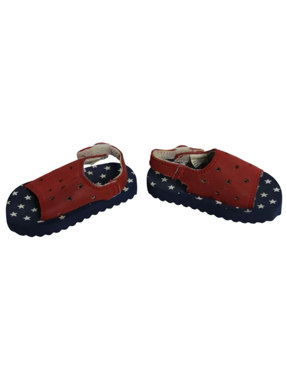 Vintage Baby Shoes Patriotic Sandals Size 6 - 12 Months